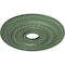 Ekena Millwork Oldham Ceiling Medallion (Fits Canopies up to 8 5/8"), 18"OD x 3 3/8"ID x 7/8"P, Athenian Green CM18OL1AGF - alternate 3